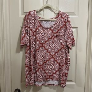 Old Navy boyfriend short sleeve shirt size XXL Tall